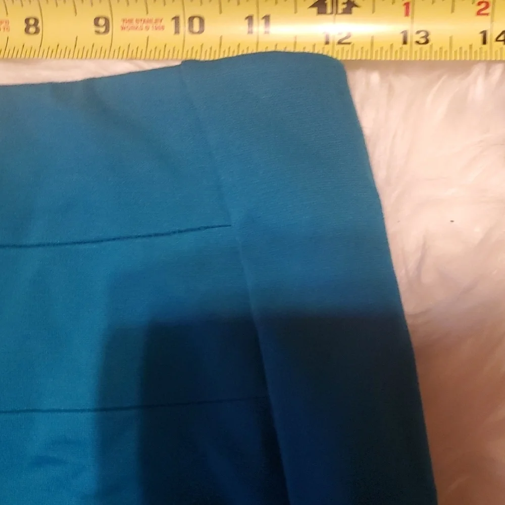 White House Black Market Teal Pencil Skirt